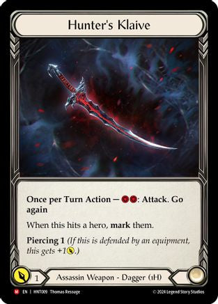 Hunter's Klaive (HNT009) [The Hunted] Cold Foil - Deck Out Gaming