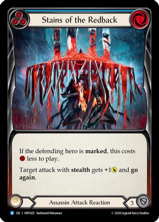 Stains of the Redback (Blue) (HNT025) [The Hunted] - Deck Out Gaming