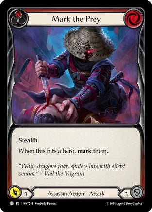 Mark the Prey (Red) (HNT038) [The Hunted] - Deck Out Gaming