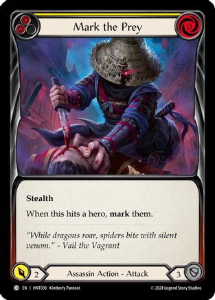 Mark the Prey (Yellow) (HNT039) [The Hunted] - Deck Out Gaming