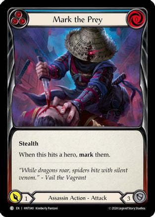 Mark the Prey (Blue) (HNT040) [The Hunted] - Deck Out Gaming