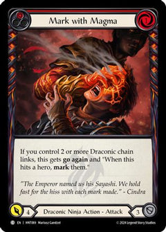 Mark with Magma (Red) (HNT069) [The Hunted] - Deck Out Gaming