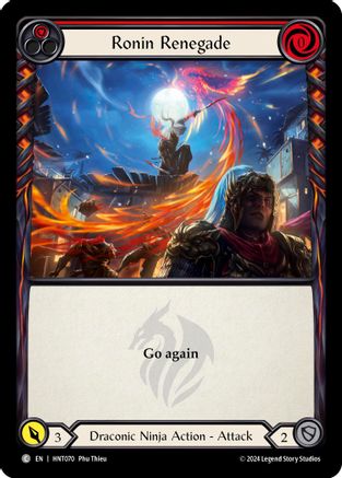 Ronin Renegade (Red) (HNT070) [The Hunted] - Deck Out Gaming