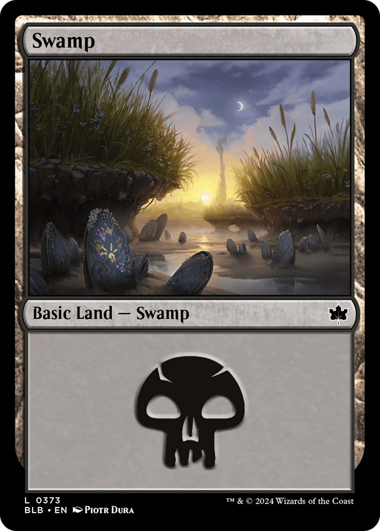 Swamp (0373) (373) [Bloomburrow] foil - Deck Out Gaming