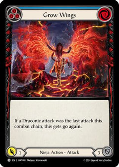 Grow Wings (Blue) (HNT091) [The Hunted] - Deck Out Gaming