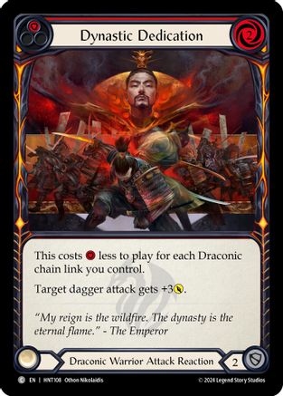Dynastic Dedication (Red) (HNT108) [The Hunted] - Deck Out Gaming