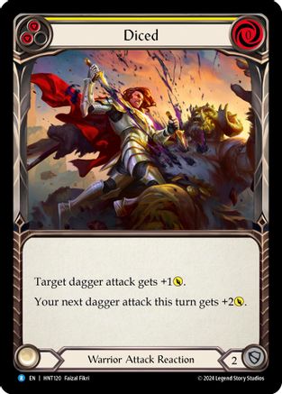 Diced (Yellow) (HNT120) [The Hunted] - Deck Out Gaming