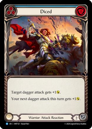 Diced (Blue) (HNT121) [The Hunted] - Deck Out Gaming