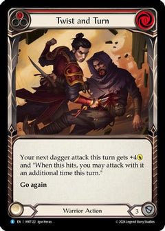 Twist and Turn (Red) (HNT122) [The Hunted] Rainbow Foil - Deck Out Gaming