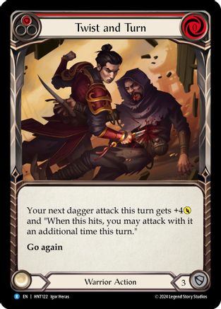 Twist and Turn (Red) (HNT122) [The Hunted] - Deck Out Gaming
