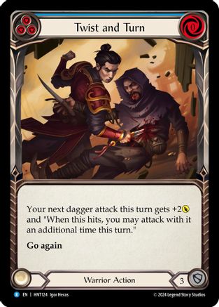 Twist and Turn (Blue) (HNT124) [The Hunted] - Deck Out Gaming