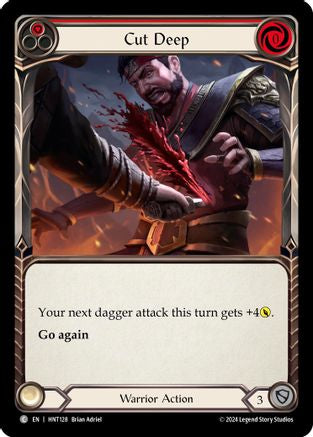 Cut Deep (Red) (HNT128) [The Hunted] - Deck Out Gaming