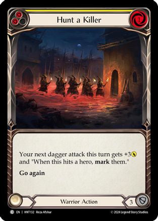 Hunt a Killer (Yellow) (HNT132) [The Hunted] Rainbow Foil - Deck Out Gaming