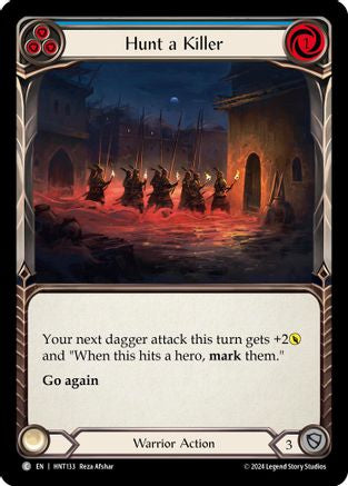 Hunt a Killer (Blue) (HNT133) [The Hunted] Rainbow Foil - Deck Out Gaming