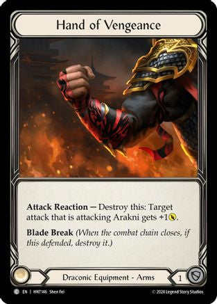 Hand of Vengeance (HNT146) [The Hunted] Cold Foil - Deck Out Gaming