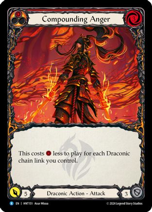 Compounding Anger (Red) (HNT151) [The Hunted] - Deck Out Gaming