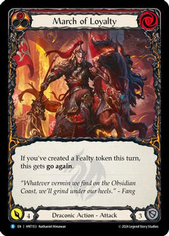 March of Loyalty (Red) (HNT153) [The Hunted] - Deck Out Gaming