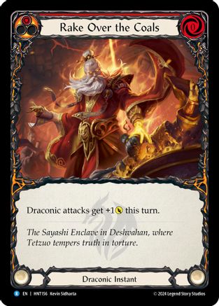 Rake Over the Coals (Red) (HNT156) [The Hunted] - Deck Out Gaming