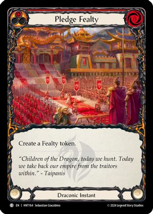 Pledge Fealty (Red) (HNT164) [The Hunted] - Deck Out Gaming