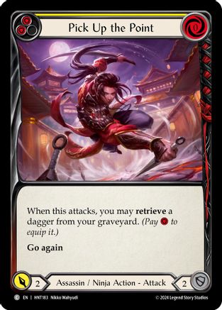 Pick Up the Point (Yellow) (HNT183) [The Hunted] - Deck Out Gaming