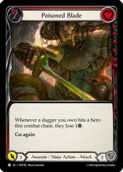 Poisoned Blade (Red) (HNT185) [The Hunted] - Deck Out Gaming