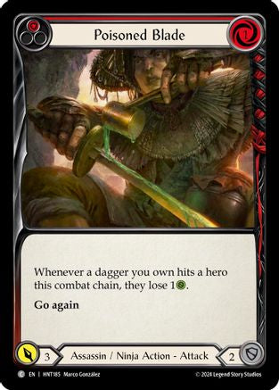 Poisoned Blade (Red) (HNT185) [The Hunted] - Deck Out Gaming