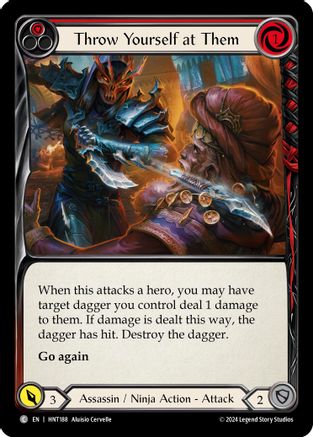 Throw Yourself at Them (Red) (HNT188) [The Hunted] - Deck Out Gaming