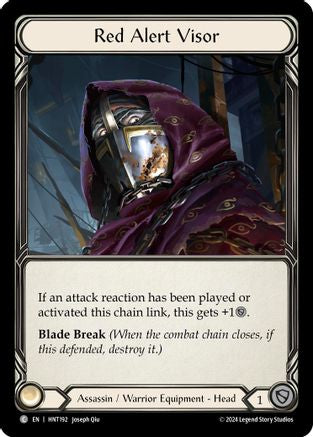 Red Alert Visor (HNT192) [The Hunted] - Deck Out Gaming