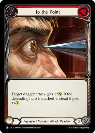 To the Point (Red) () [The Hunted] Rainbow Foil - Deck Out Gaming