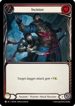 Incision (Red) (HNT205) [The Hunted] - Deck Out Gaming