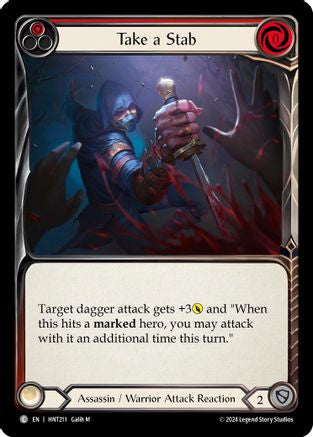 Take a Stab (Red) (HNT211) [The Hunted] - Deck Out Gaming