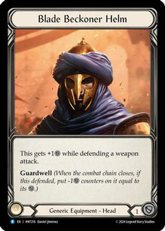 Blade Beckoner Helm (HNT216) [The Hunted] Cold Foil - Deck Out Gaming