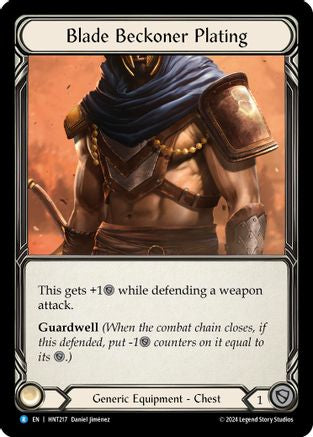 Blade Beckoner Plating (HNT217) [The Hunted] - Deck Out Gaming
