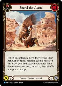 Sound the Alarm (Red) (HNT226) [The Hunted] Rainbow Foil - Deck Out Gaming