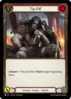 Tip-Off (Red) (HNT232) [The Hunted] - Deck Out Gaming