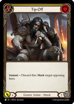 Tip-Off (Yellow) (HNT233) [The Hunted] - Deck Out Gaming