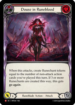 Douse in Runeblood (HNT254) [The Hunted] Rainbow Foil - Deck Out Gaming