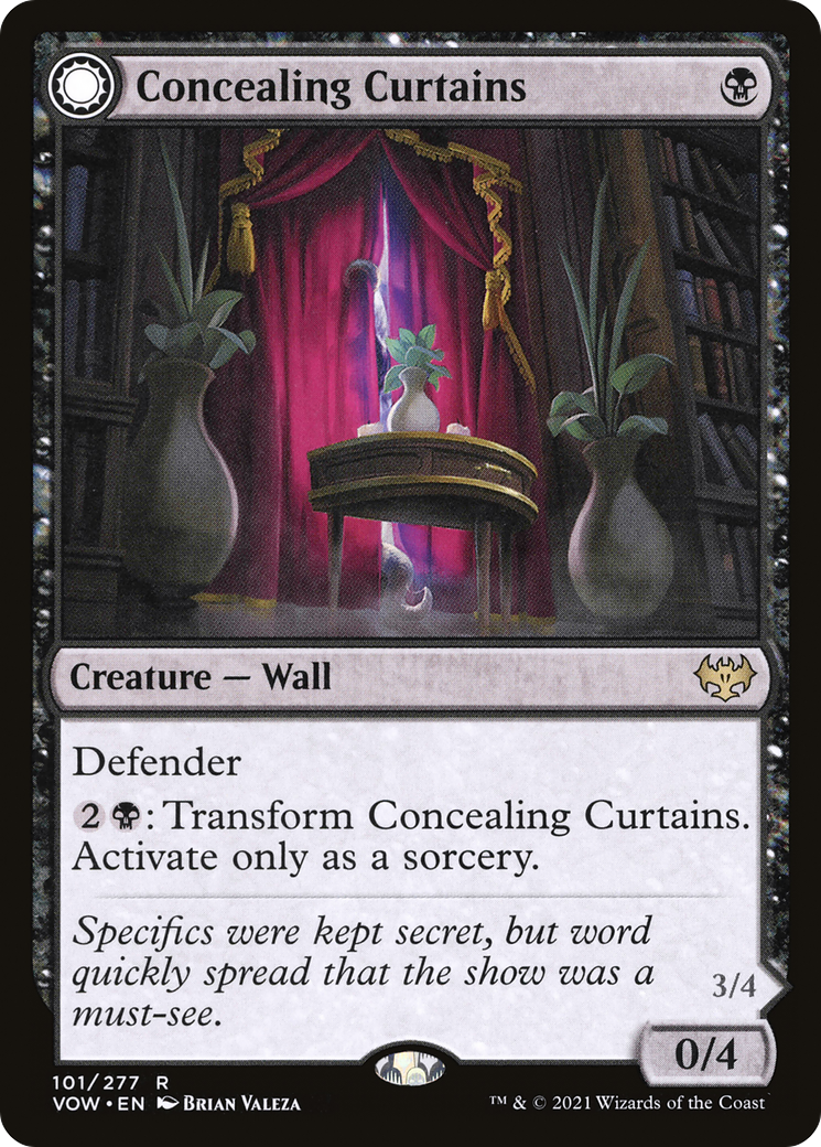 Concealing Curtains (101) [Innistrad: Crimson Vow] - Deck Out Gaming