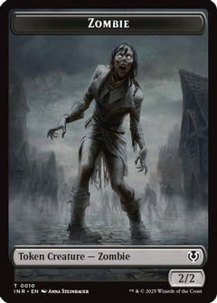 Zombie (0010) // Blood Double-Sided Token (10) [Innistrad Remastered] - Deck Out Gaming