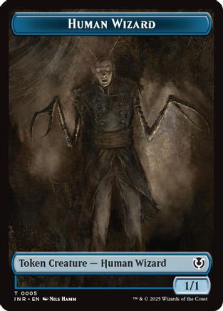 Human Wizard // Emblem - Jace, Unraveler of Secrets Double-Sided Token (5) [Innistrad Remastered] - Deck Out Gaming