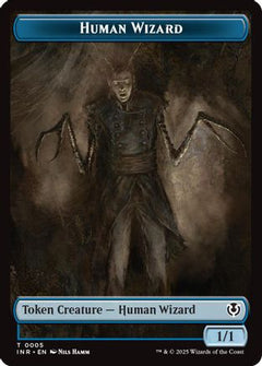 Human Wizard // Emblem - Jace, Unraveler of Secrets Double-Sided Token (5) [Innistrad Remastered] - Deck Out Gaming