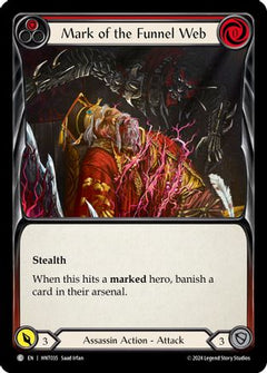 Mark of the Funnel Web (Red) (HNT035) [The Hunted] Rainbow Foil - Deck Out Gaming