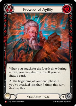 Prowess of Agility (HNT073) [The Hunted] Rainbow Foil - Deck Out Gaming