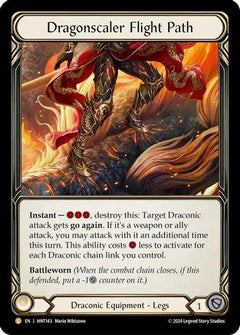 Dragonscaler Flight Path (HNT143) [The Hunted] Rainbow Foil - Deck Out Gaming