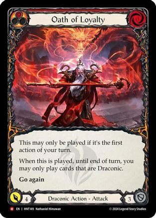 Oath of Loyalty (HNT149) [The Hunted] Rainbow Foil - Deck Out Gaming