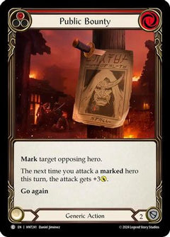 Public Bounty (Red) (HNT241) [The Hunted] - Deck Out Gaming