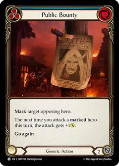 Public Bounty (Blue) (HNT243) [The Hunted] - Deck Out Gaming