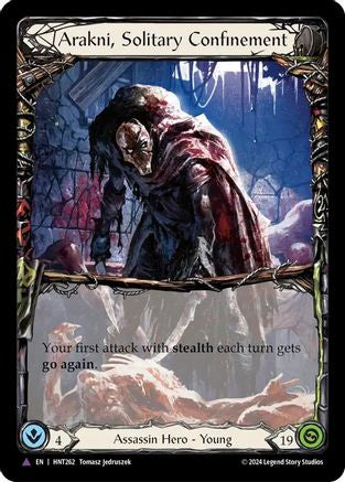 Arakni, Solitary Confinement (Marvel) (HNT262) [The Hunted] Cold Foil - Deck Out Gaming