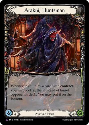 Arakni, Huntsman (Marvel) (HNT263) [The Hunted] Cold Foil - Deck Out Gaming
