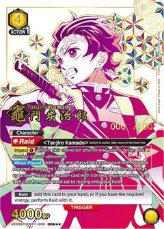 Tanjiro Kamado (008) (SR***) (Serial Numbered) (UE05BT/KMY-1-008) [Demon Slayer: Kimetsu no Yaiba] - Deck Out Gaming